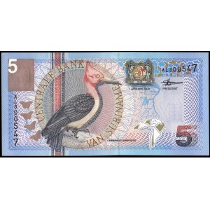 Suriname. 5 Gulden 2000