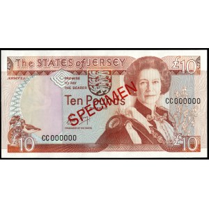 Jersey. 10 Pounds 1989 Specimen