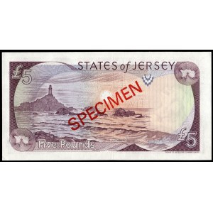 Jersey. 5 Pounds 1989 Specimen