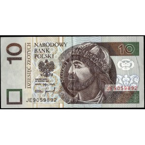 Poland. 10 Zlotych 1994 First Year Prefix JE