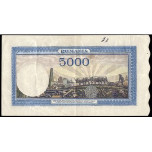 Romania. 5000 Lei 1943