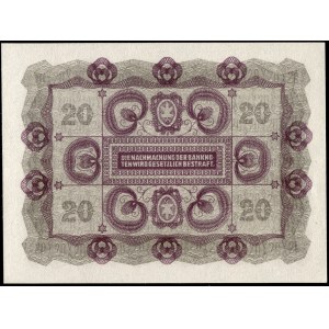 Austria. 20 Kronen 1922