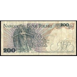 Poland. 200 Zlotych 1976 Prefix L