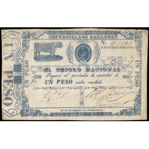 Paraguay. 1 Peso 1865