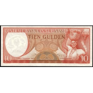 Suriname. 10 Gulden 1963