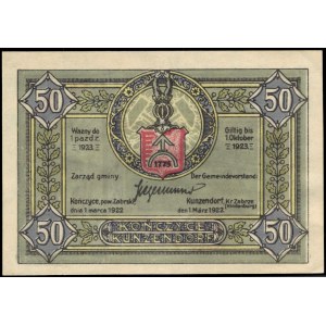 Poland. Kończyce 50 Fenig 1921 Polish Uprising 1921