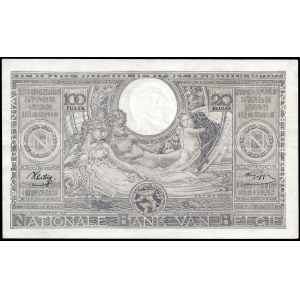 Belguim. 100 Francs 20 Belgas 1943 French Obverse