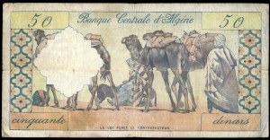 Algeria. 50 Francs 1964