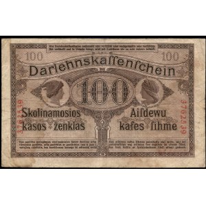 Poland. Kowno 100 Marek 1918
