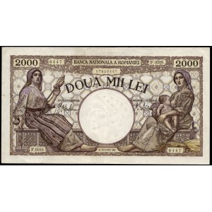 Romania. 2000 Lei 1941