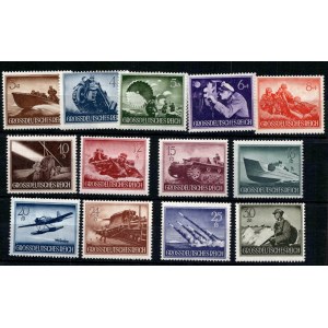 Germany. Stamps 13 Pieces of Third Reich Greater Empire Stamps