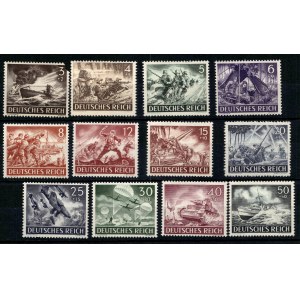Germany. Stamps 12 Pieces of Third Reich Greater Empire Stamps