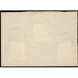 Poland. Krakow Postcard Sized Carton Three GG Stamps 20.4.1943