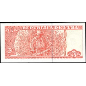 Cuba. 3 Pesos 2005 Replacement