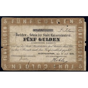 Germania. Regno di Baviera 5 Gulden 1870