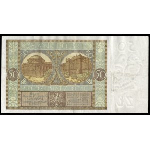 Poland. 50 Zlotych 1929 Prefix EI