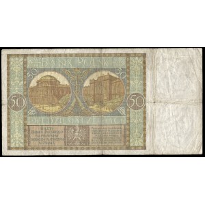 Poland. 50 Zlotych 1929 Prefix DW
