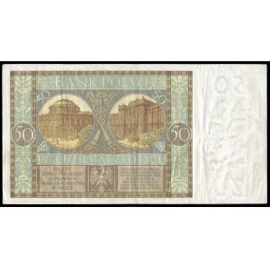 Poland. 50 Zlotych 1929 Prefix CS
