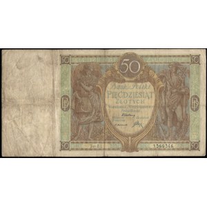 Poland. 50 Zlotych 1929 Series B.L.