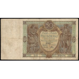 Poland. 50 Zlotych 1929 Series B.C.