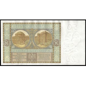 Poland. 50 Zlotych 1929 Prefix DL
