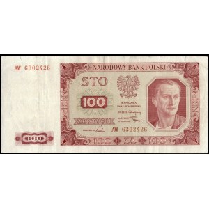Poland. 100 Zlotych 1948 Series AW