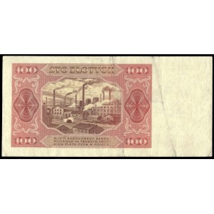 Poland. 100 Zlotych 1948 Series GM Bez Ramki