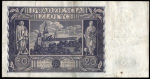 Poland. 20 Zlotych 1936 Series BE