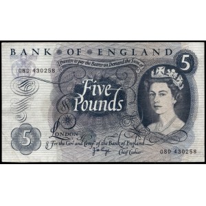 Great Britain. 5 Pounds 1970