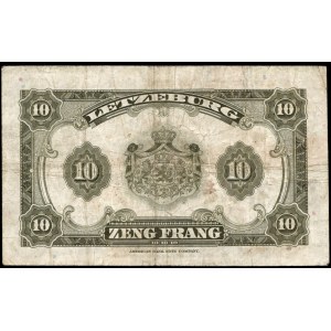Luxembourg. 10 Francs 1944