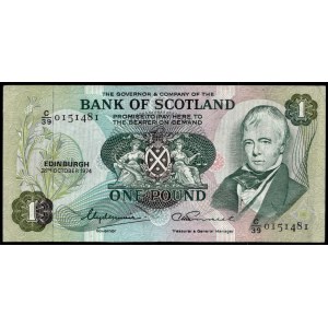 Scotland. 1 Pound 1974