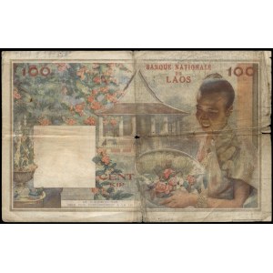 Laos. 100 Kip 1957
