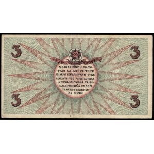 Latvia. 3 Rubli 1919
