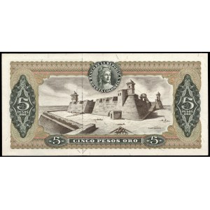 Colombia. 5 Pesos 1961 First Year