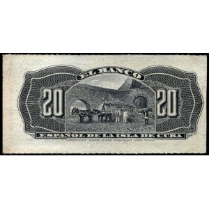 Cuba. Banco Español 20 Centavos 1897