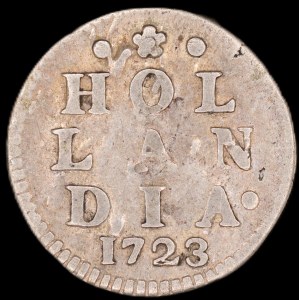 Netherlands. Holland 2 Stuiver 1723 Silver
