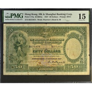 Hong Kong. HSBC 50 Dollars 1927