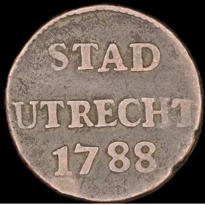 Netherlands. Utrecht Duit 1788