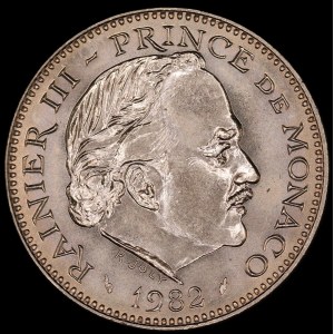 Monaco. 5 Francs 1982