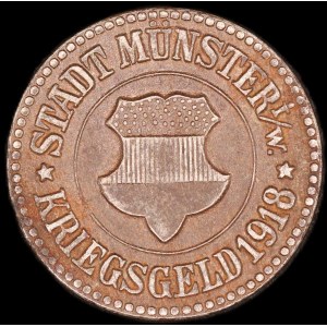 Germany. Münster 10 Pfennig 1918