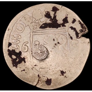 Netherlands. Zwolle 6 Stuivers Rijderschelling 1680 With Countermark Silver