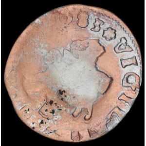 Netherlands. Zwolle 6 Stuivers Rijderschelling 1685 With Countermark Silver