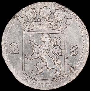 Netherlands. Holland 2 Stuiver 1722 Silver