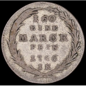Germany. Cologne 6 Stüber 1766 Silver