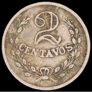 Colombia. Lazareto 2 Centavos 1921 Leper Colony