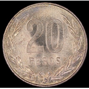 Colombia. 20 Pesos 1984