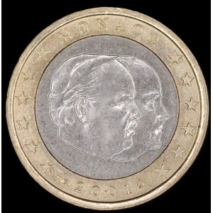 Monaco. 1 Euro 2001 First Year