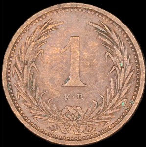Hungary. 1 Filler 1894 KB