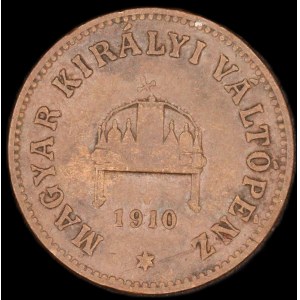 Hungary. 2 Filler 1910