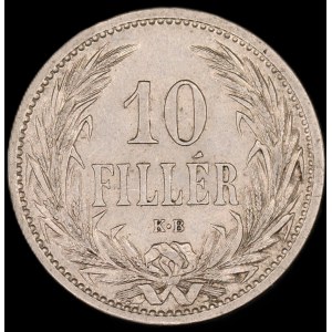 Węgry. 10 Filler 1908